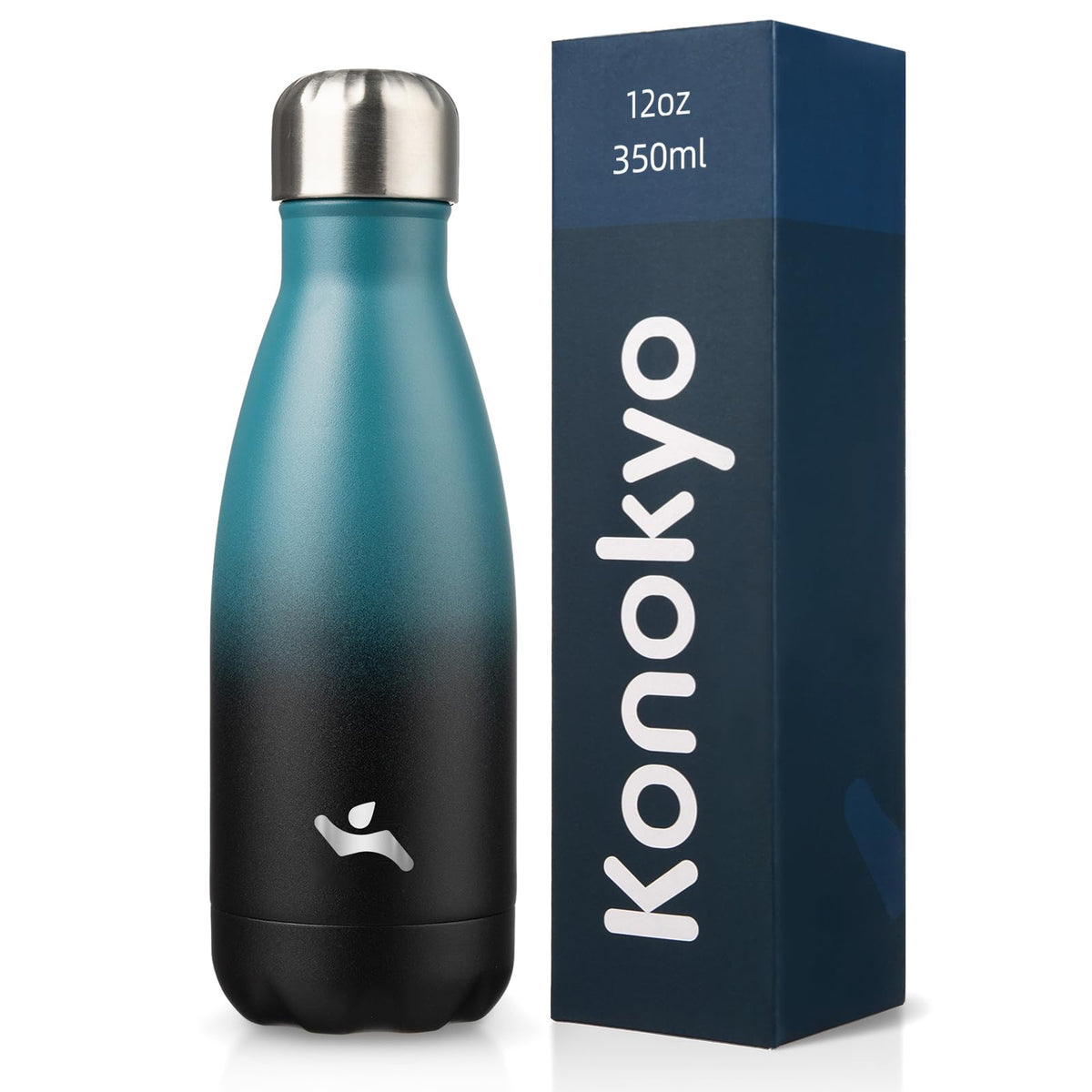 Konokyo 25 oz Insulated Stainless Steel Water Bottle, Blue