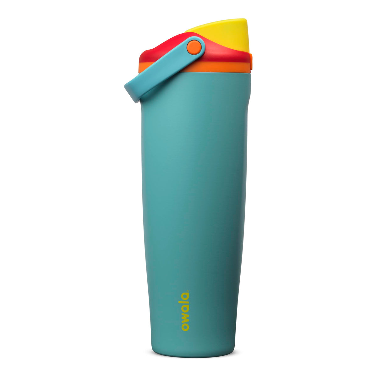 Owala FreeSip Sway Insulated Stainless Steel Water Bottle with Two-Way Spout, Built-In Straw and Bucket Handle, Made for Travel, School, and Sports, 30oz, BPA Free, Leak Proof, Daybreak