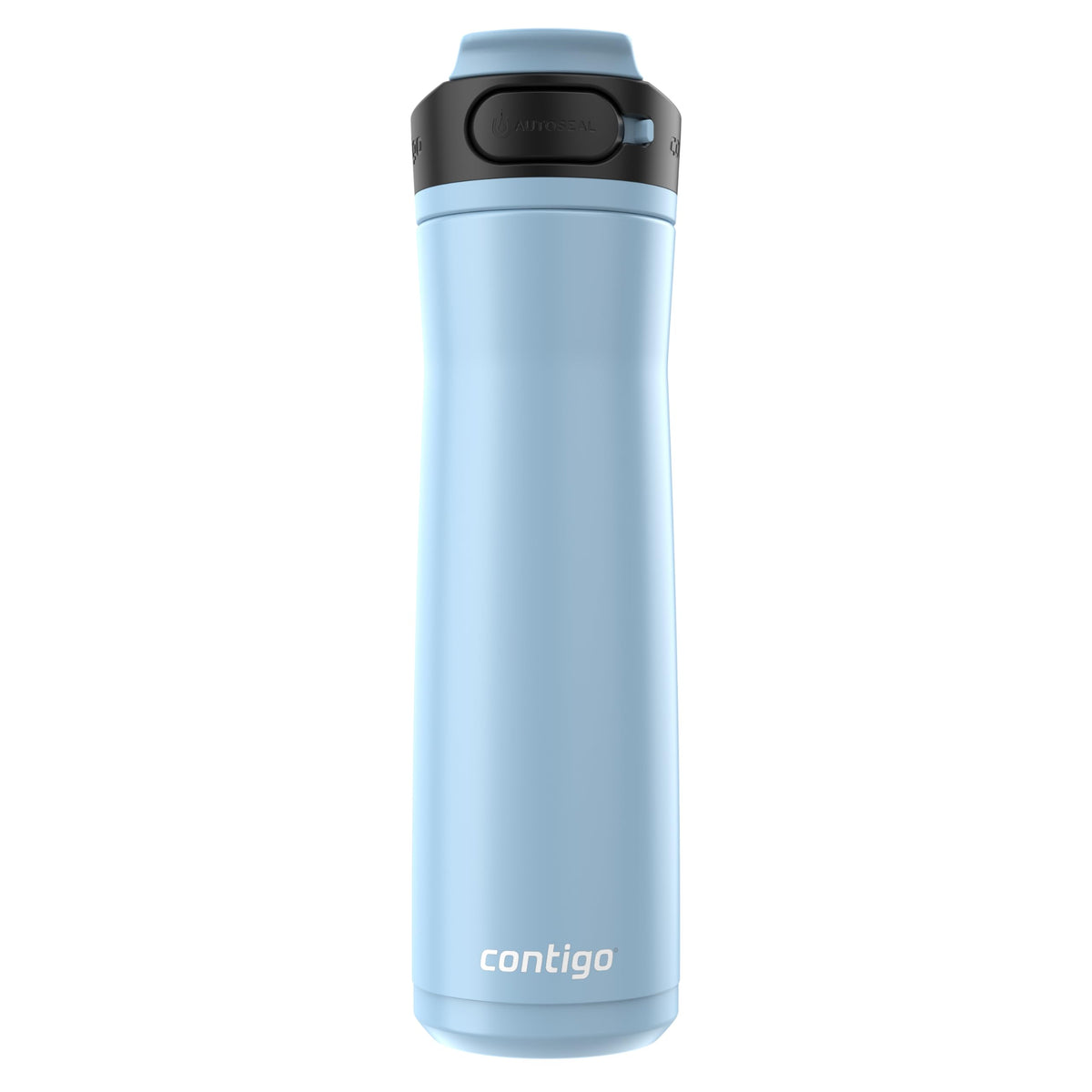 Contigo Cortland Chill 2.0 Blueberry Stainless Steel Water Bottle Vacuum-Insulated Spill-Proof Lid 24oz Ideal for Hot or Cold Drinks Interchangeable Lid Perfect for Kids & Adults