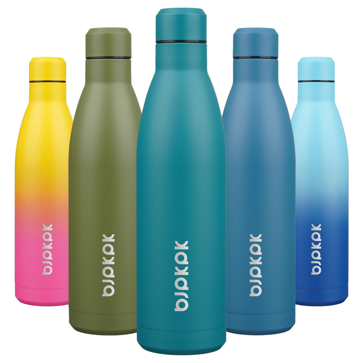 BJPKPK 12 oz Small Mini Water Bottle, Insulated Stainless Steel Flask