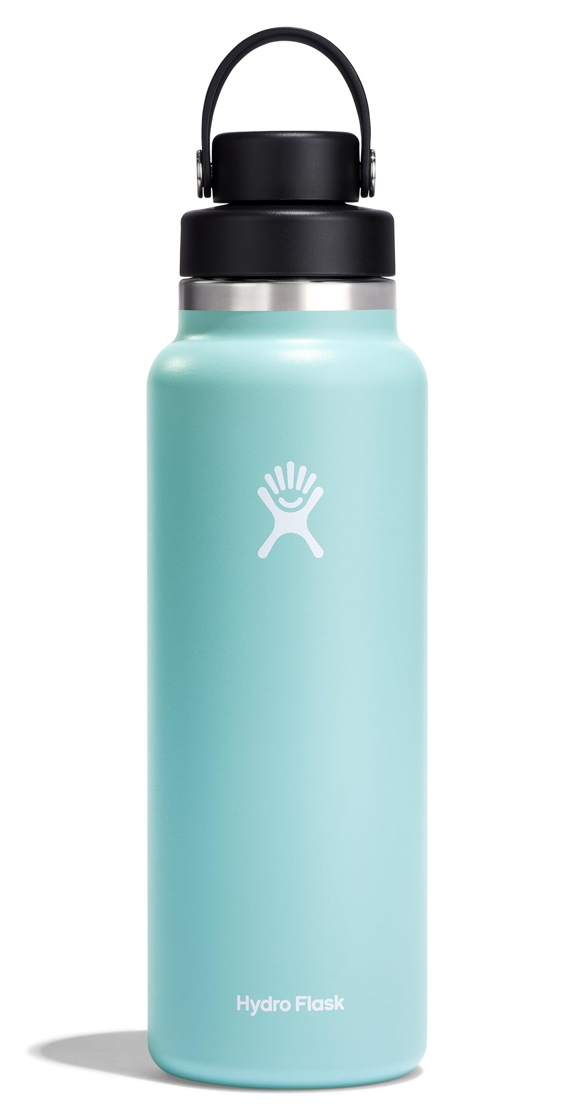 Hydro Flask Water Bottle - Insulated Stainless Steel - Wide Mouth Chug Lid, Non Spill, Leakproof in 40 Oz Tonal Trillium Pink