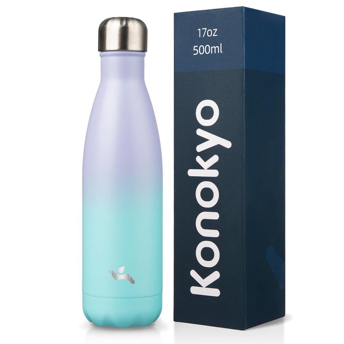 Konokyo 25 oz Insulated Stainless Steel Water Bottle, Blue