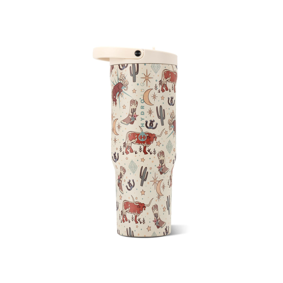 HydroJug Sport 32 oz Insulated Stainless Steel Water Bottle, Cream