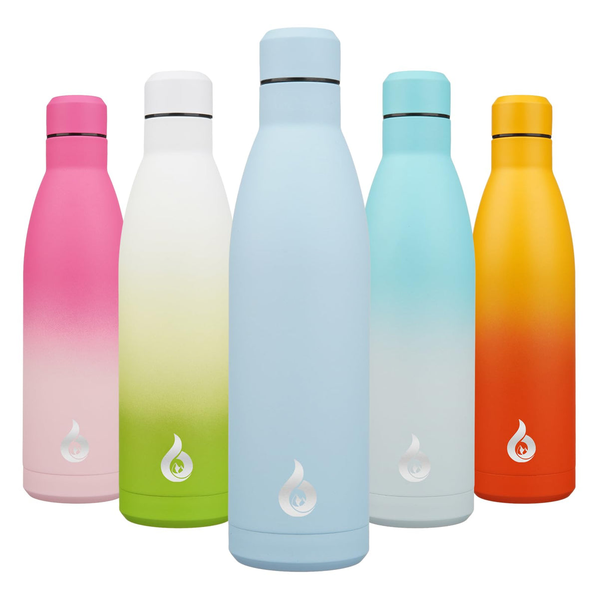 BJPKPK 12 oz Small Water Bottle, Reusable Insulated Stainless Steel Flask