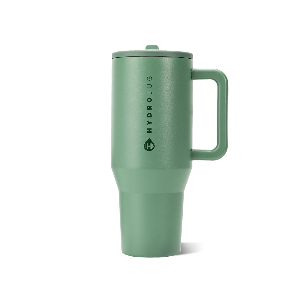 HydroJug Traveler 32oz, Insulated Tumbler with Handle & Straw, Cream