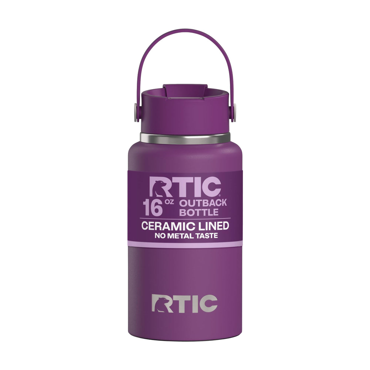 RTIC 32oz Outback Water Bottle, Ceramic Lined, Graphite