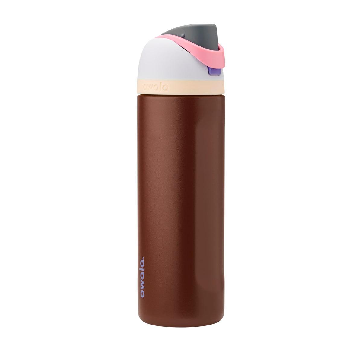 Owala FreeSip Stainless Steel Water Bottle 24 oz Shy Marshmallow