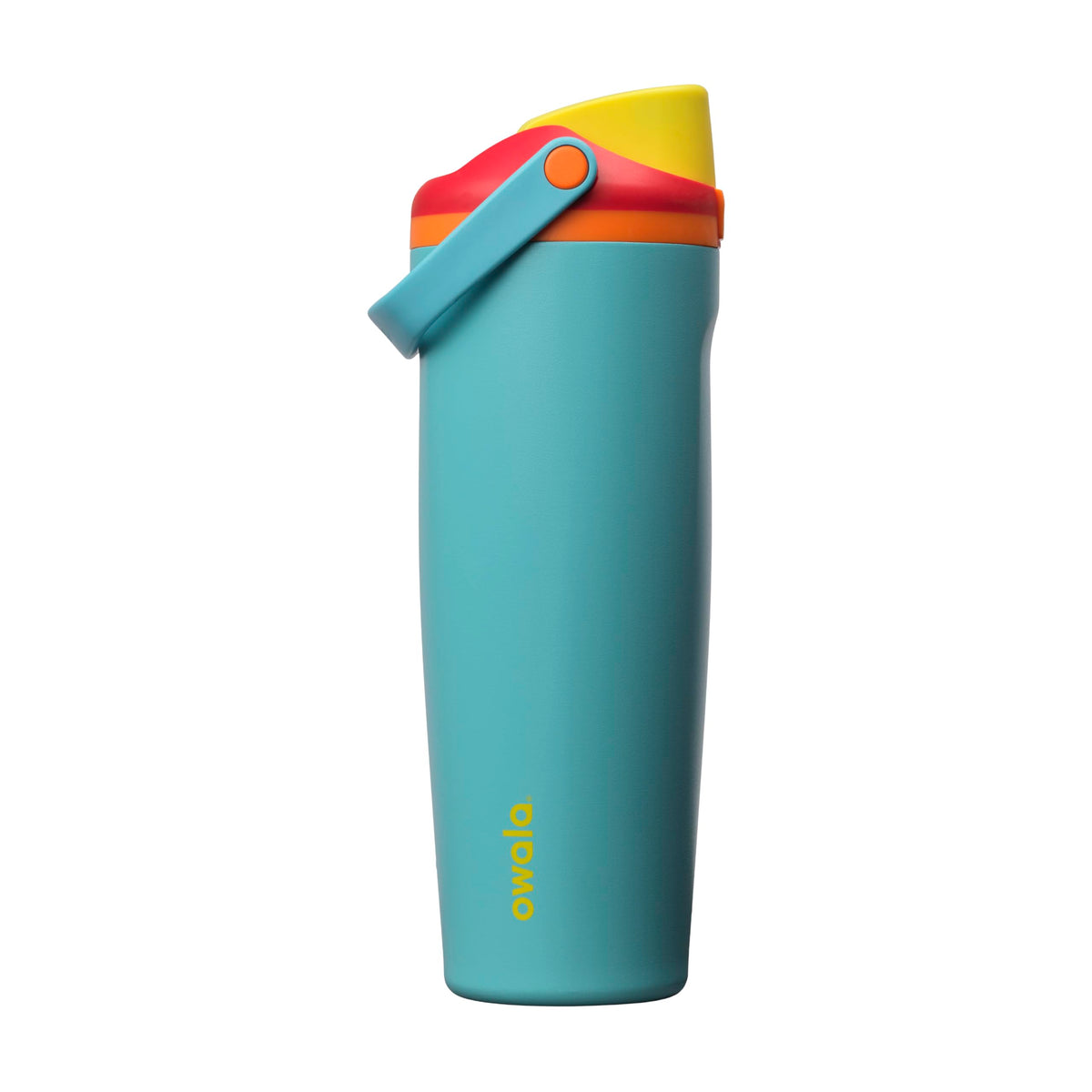 Owala FreeSip Sway Insulated Stainless Steel Water Bottle with Two-Way Spout, Built-In Straw and Bucket Handle, Made for Travel, School, and Sports, 30oz, BPA Free, Leak Proof, Daybreak