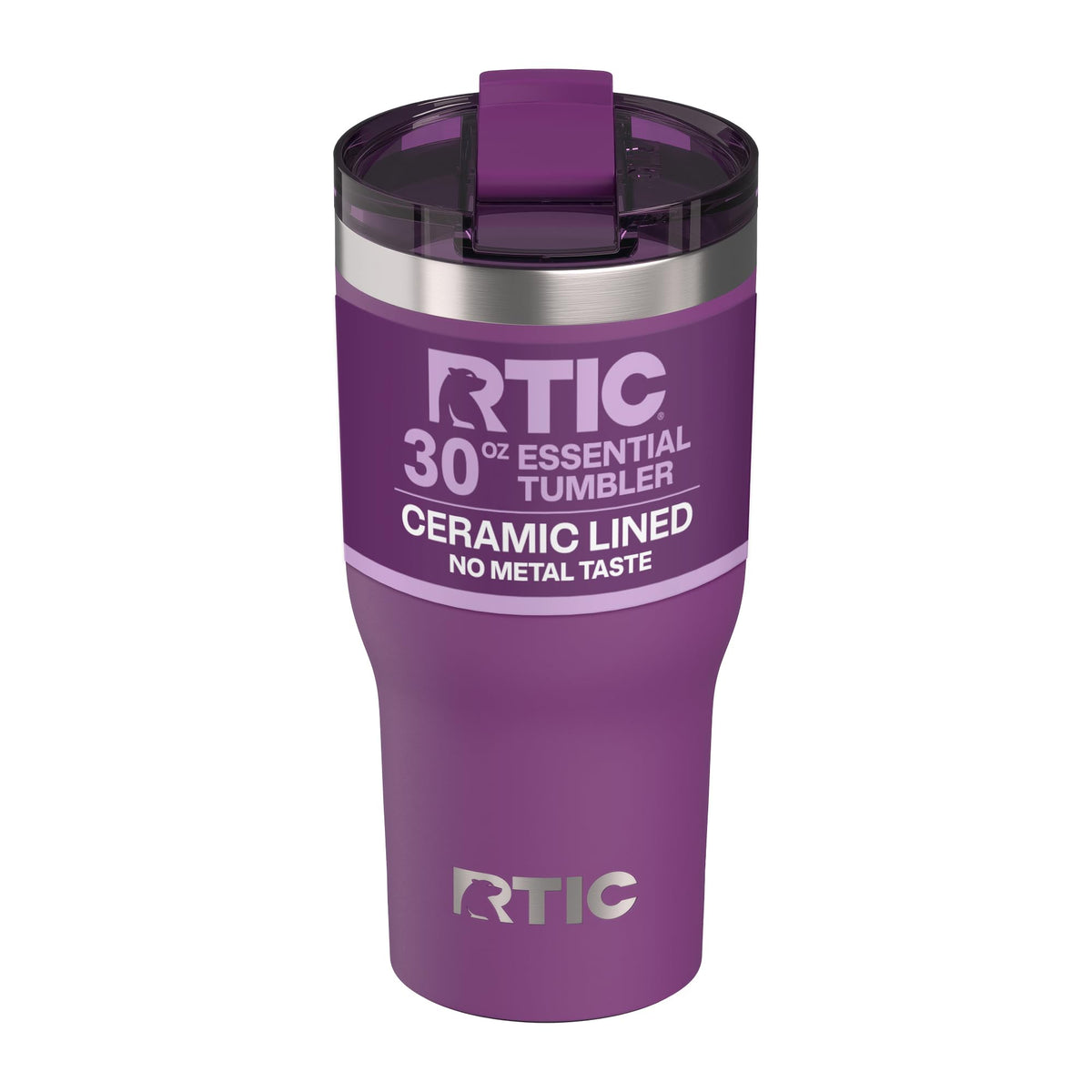 RTIC 20oz Essential Tumbler with Lid, Ceramic Lined, Graphite
