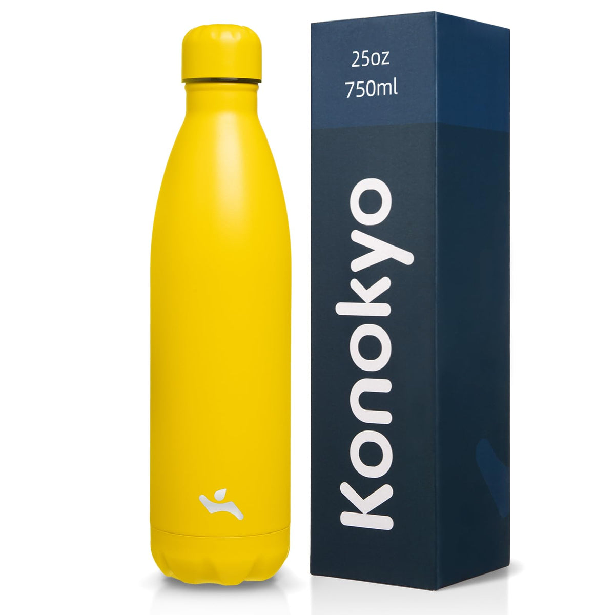 Konokyo 25 oz Insulated Stainless Steel Water Bottle, Blue