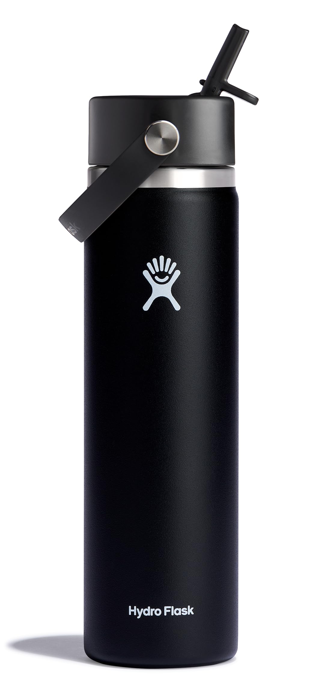 Hydro Flask Water Bottle - Insulated Stainless Steel - Wide Mouth Flex Straw Lid, Non Spill, Leakproof and Refillable in 32 Oz Botanical Bliss Agave