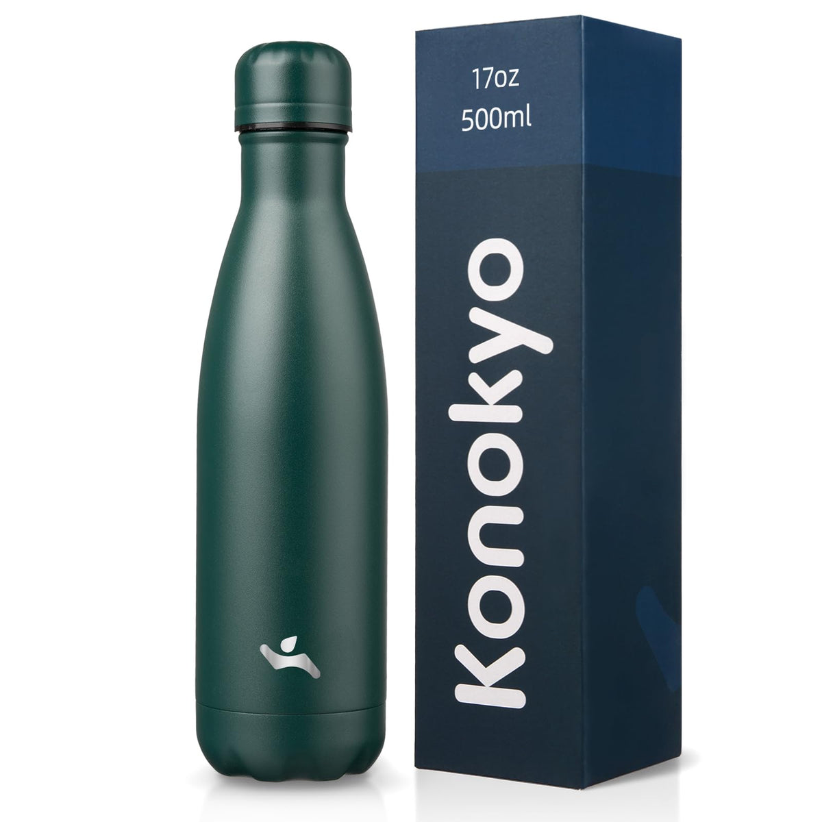 Konokyo 25 oz Insulated Stainless Steel Water Bottle, Blue
