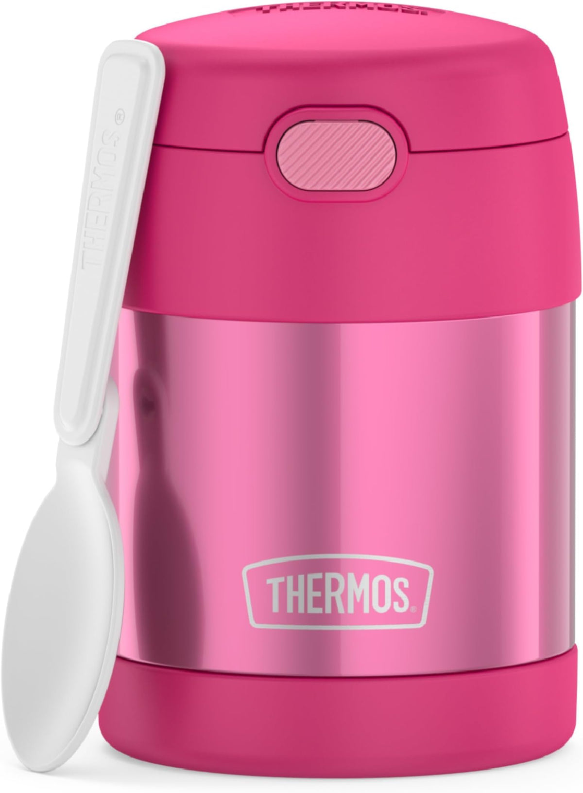 THERMOS FUNTAINER Kids Food Jar with Spoon, 10oz, Navy