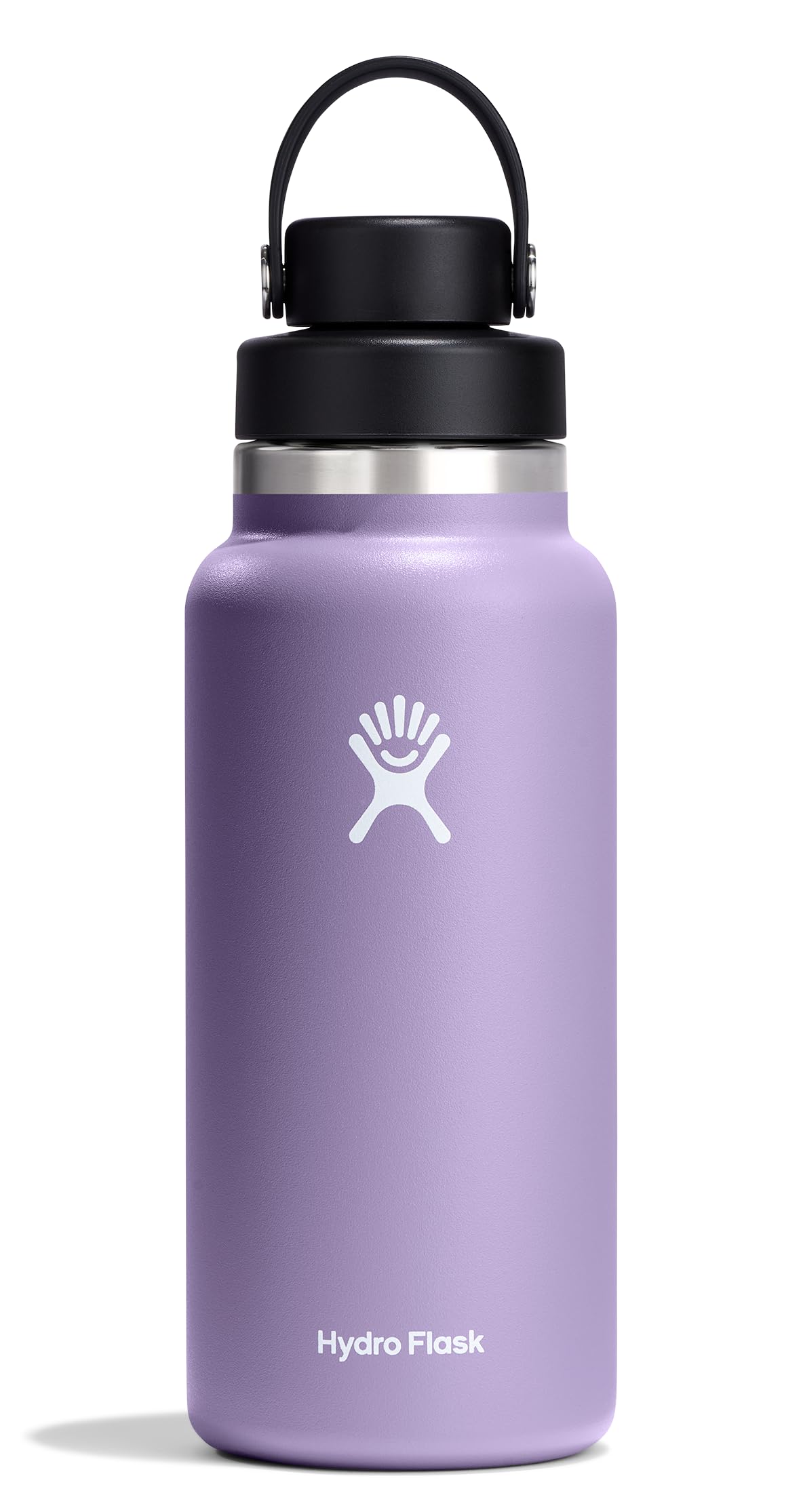 Hydro Flask Water Bottle - Insulated Stainless Steel - Wide Mouth Chug Lid, Non Spill, Leakproof in 40 Oz Tonal Trillium Pink