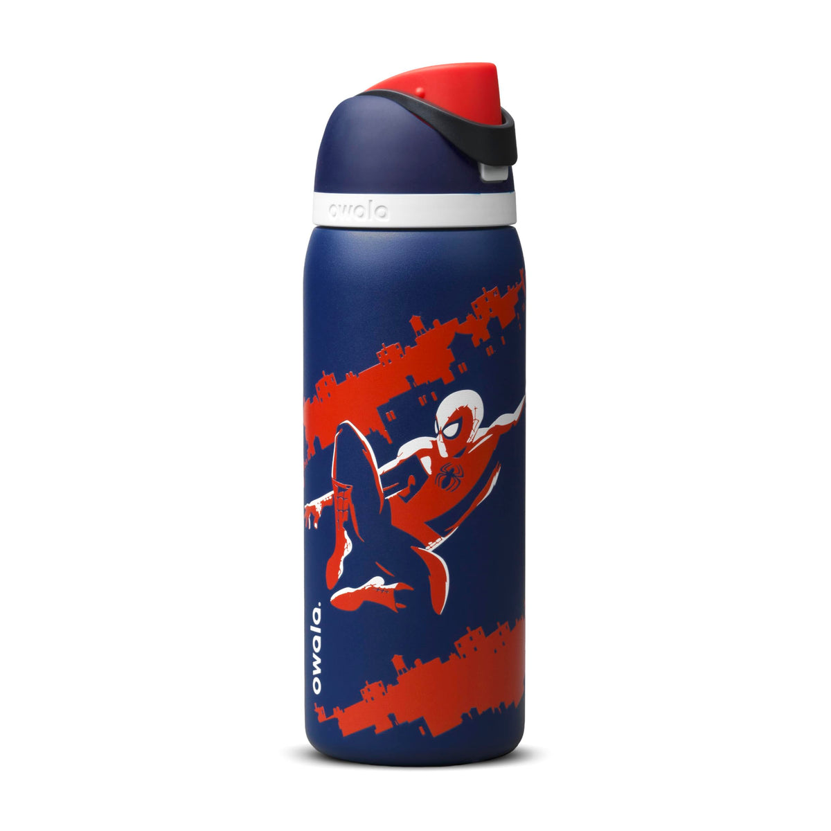 Owala Marvel Spider-Man FreeSip Stainless Steel Water Bottle 32 oz