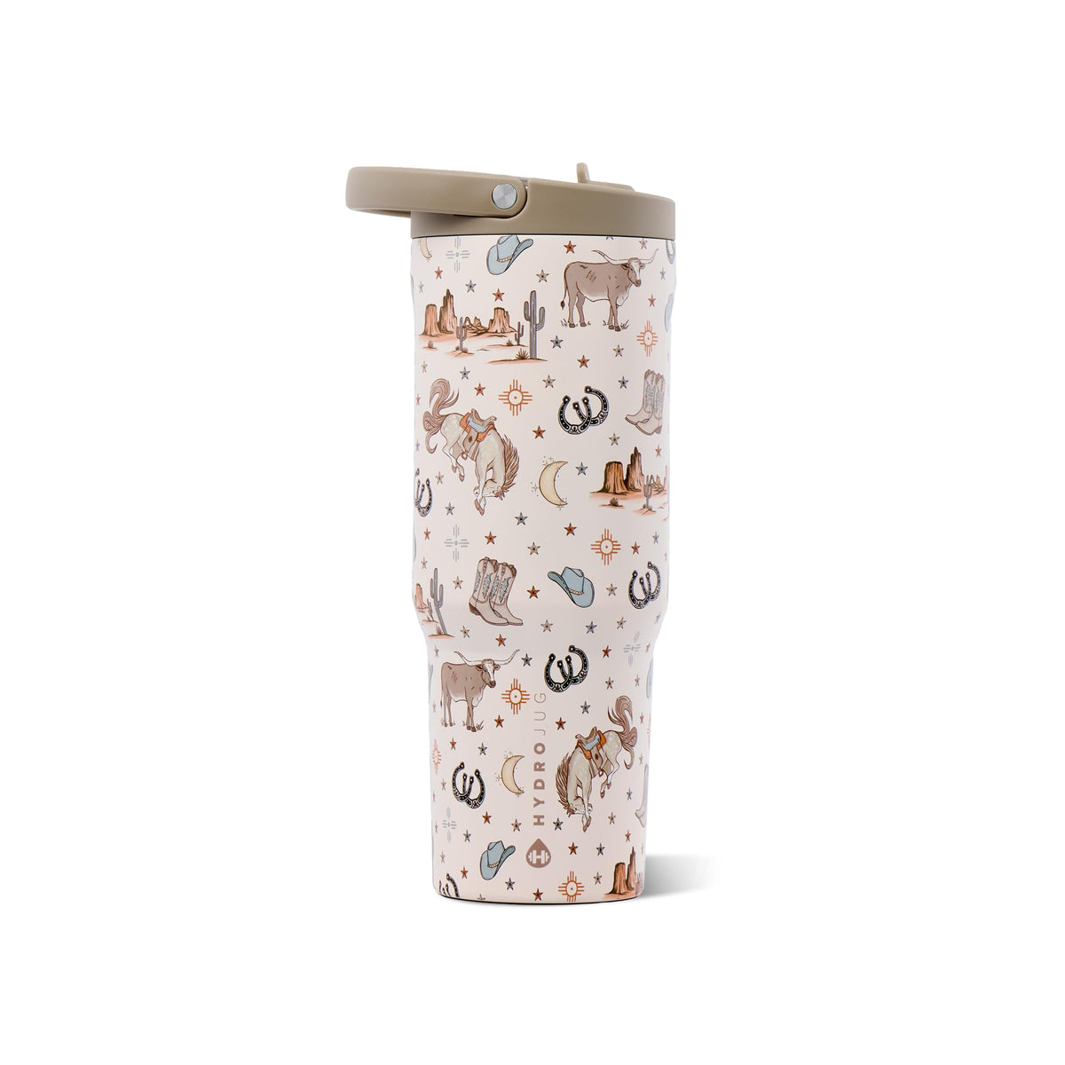 HydroJug Sport 32 oz Insulated Stainless Steel Water Bottle, Cream