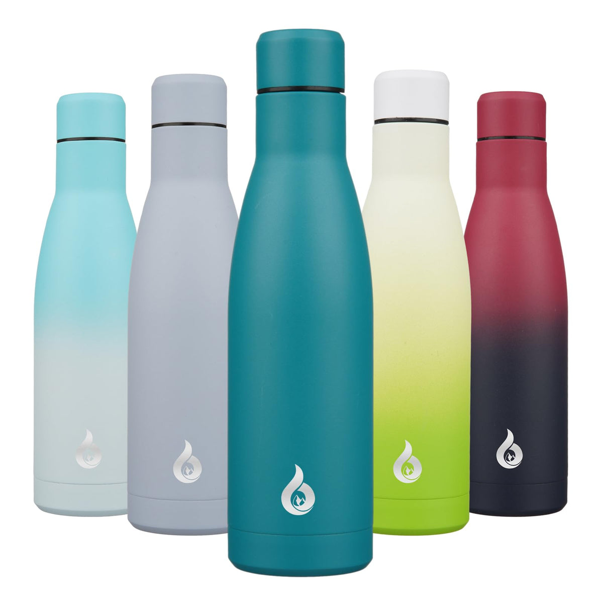 BJPKPK 12 oz Small Water Bottle, Reusable Insulated Stainless Steel Flask
