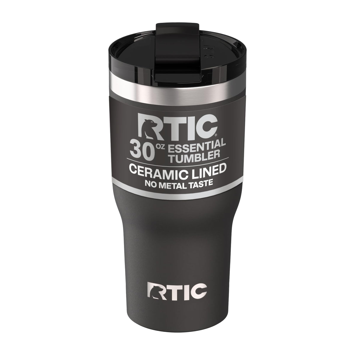 RTIC 20oz Essential Tumbler with Lid, Ceramic Lined, Graphite