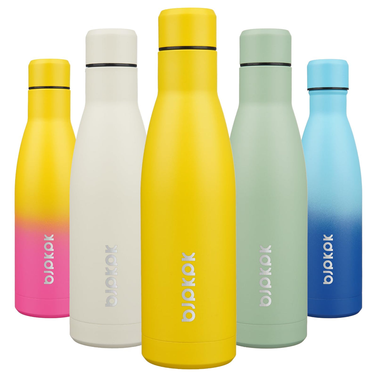 BJPKPK 12 oz Small Mini Water Bottle, Insulated Stainless Steel Flask
