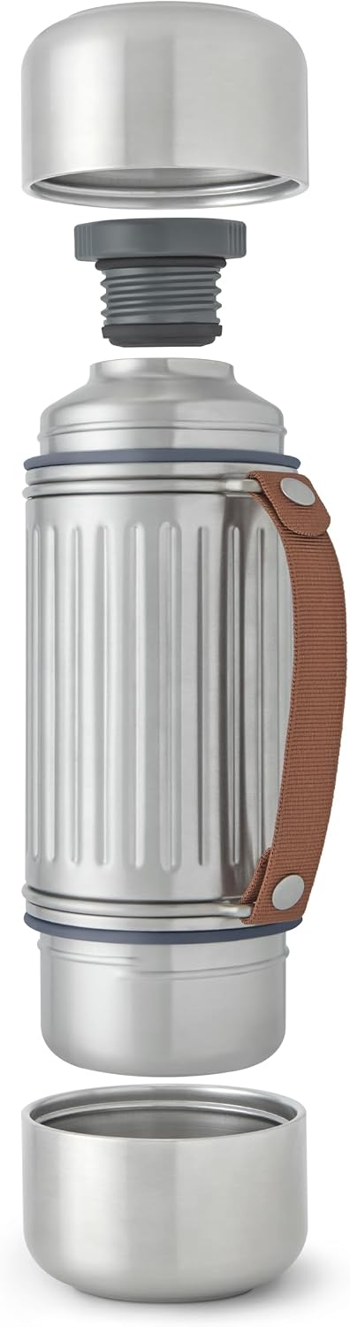 BLACK + BLUM Explorer Flask Duo | Insulated Stainless Steel | 2 Cups | 1L