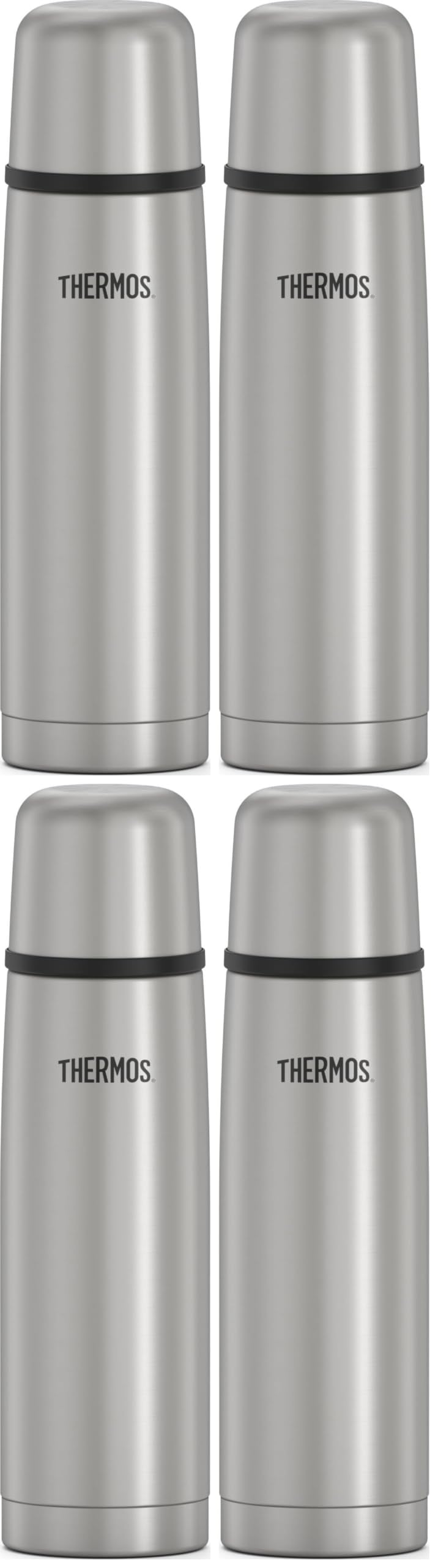Thermos Vacuum Insulated 16 Ounce Compact Stainless Steel Beverage Bottle