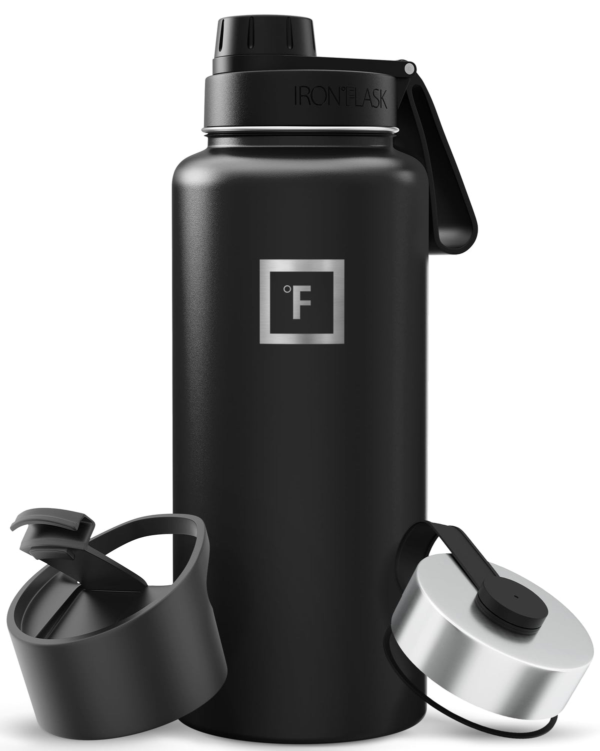 IRON °FLASK 24 oz Wide Mouth Water Bottle with Straw