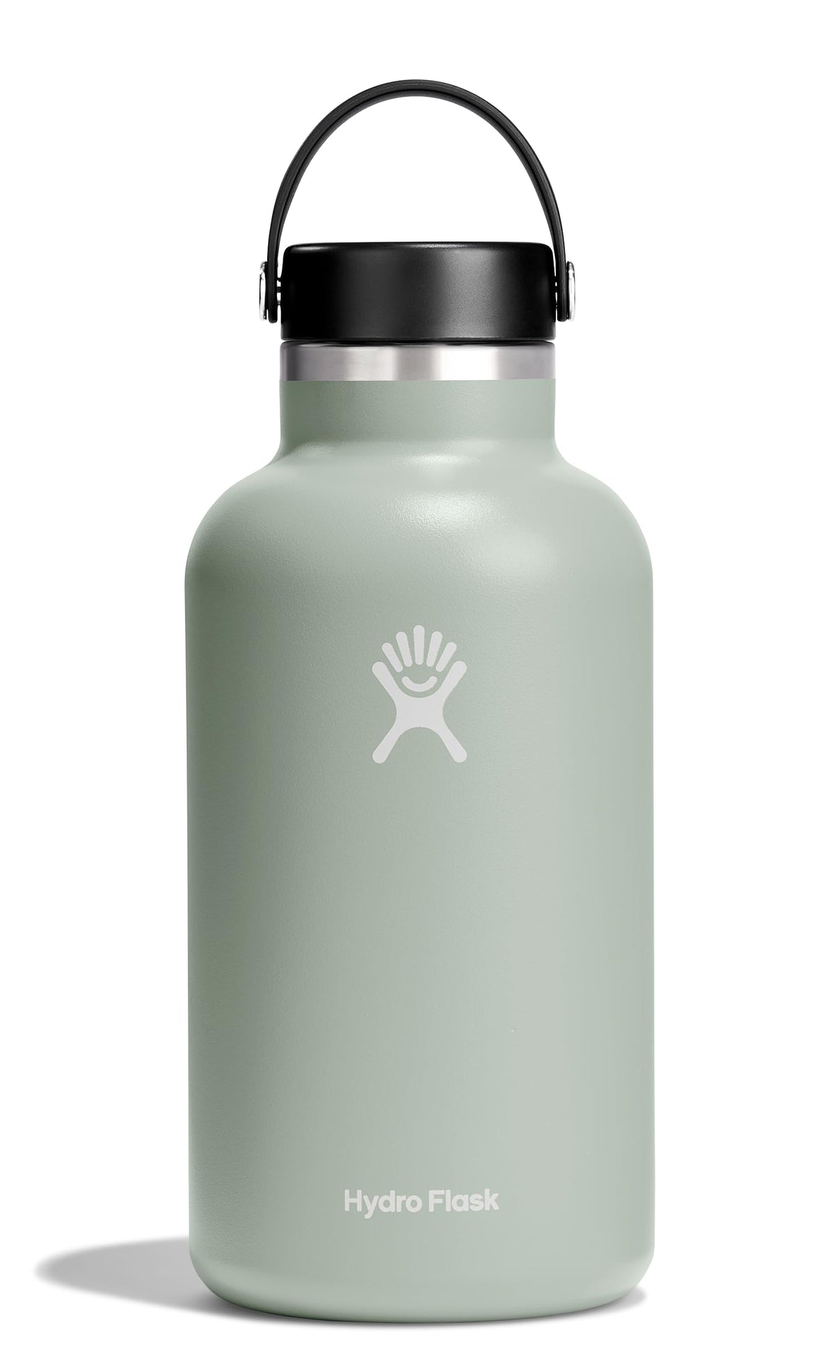 Hydro Flask Water Bottle - Insulated Stainless Steel - Wide Mouth Flex Lid, Non Spill, Leakproof and Refillable in 32 Oz Harbor Blue