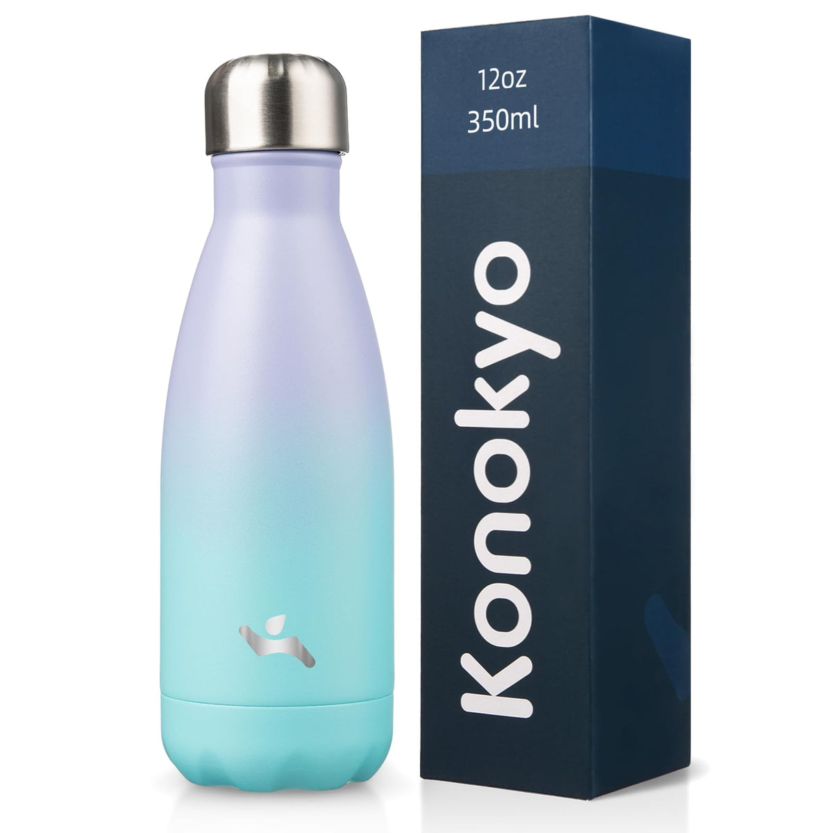 Konokyo 25 oz Insulated Stainless Steel Water Bottle, Blue
