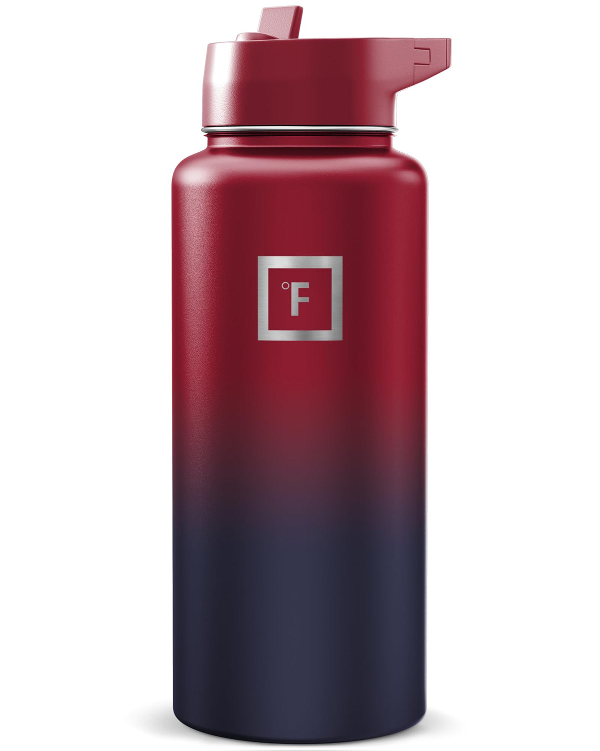 IRON °FLASK 24 oz Wide Mouth Water Bottle with Straw