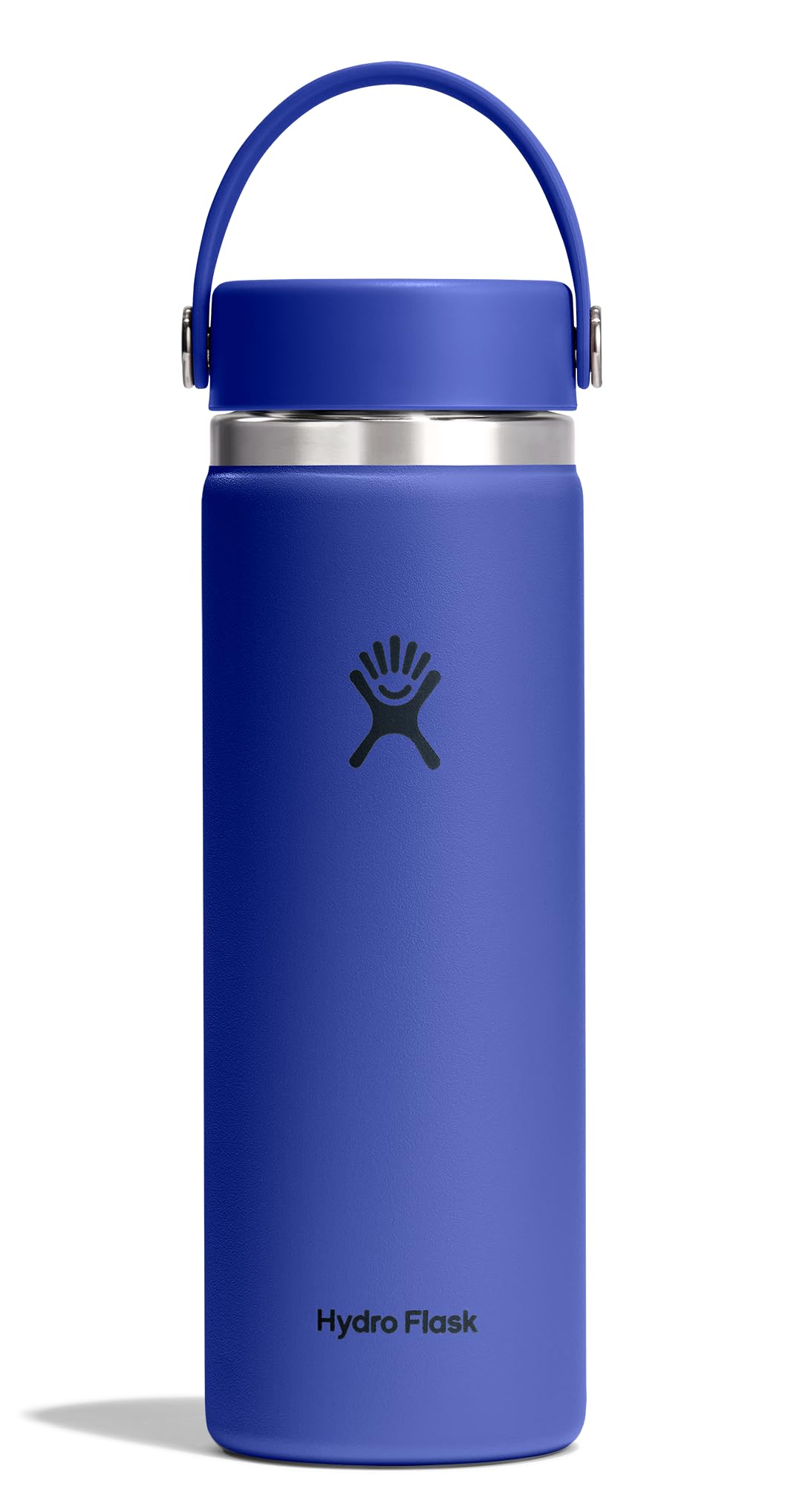 Hydro Flask Water Bottle - Insulated Stainless Steel - Wide Mouth Flex Lid, Non Spill, Leakproof and Refillable in 32 Oz Harbor Blue