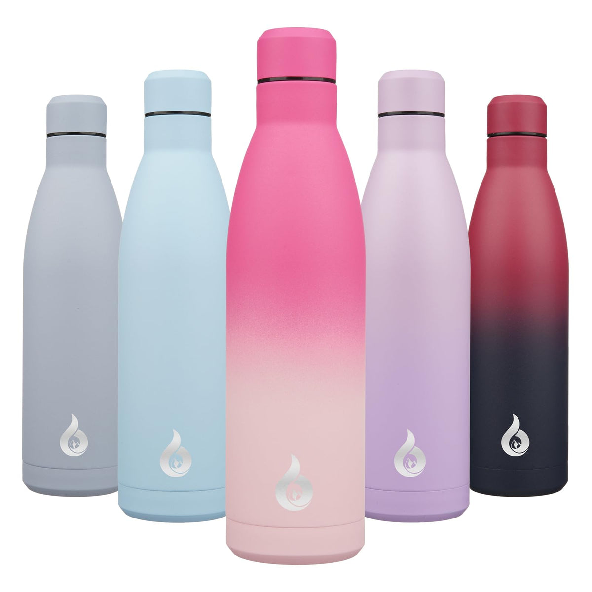 BJPKPK 12 oz Small Water Bottle, Reusable Insulated Stainless Steel Flask