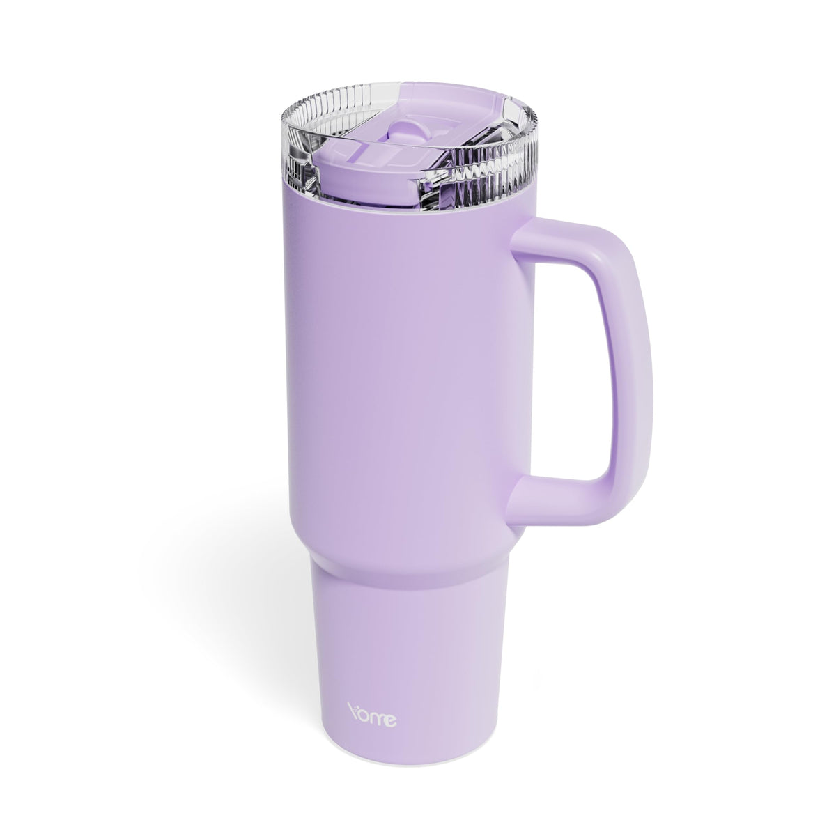 YOME 40 oz Bow Pink Tumbler with Handle and Flip Straw for Women | Stainless Steel Insulated Water Bottle | Keeps Drinks Cold | Dishwasher Safe | Cupholder Friendly | Gift Gym Travel Yoga