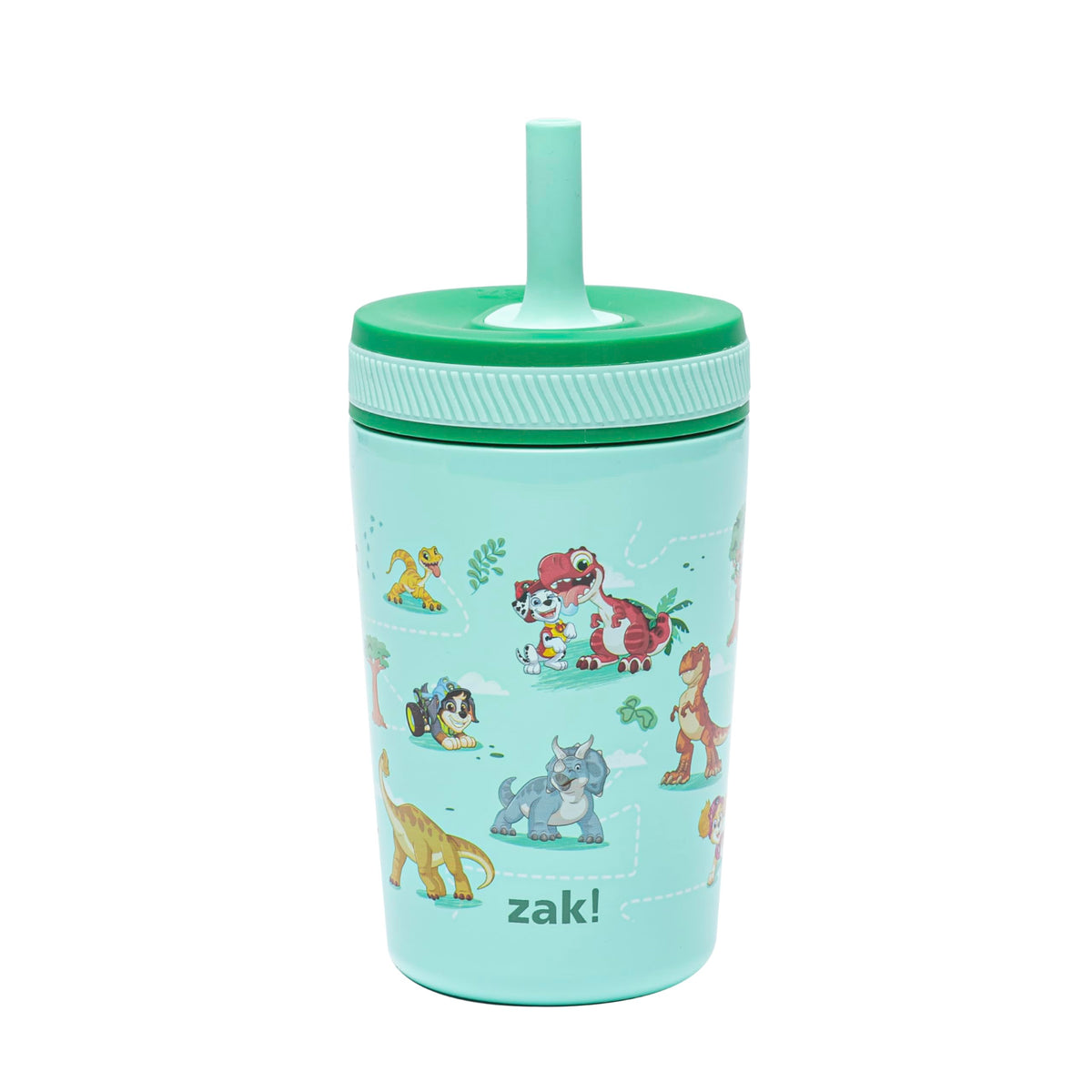 Zak Designs Spaceships Kelso 12oz Stainless Steel Leak-Proof Toddler Cup