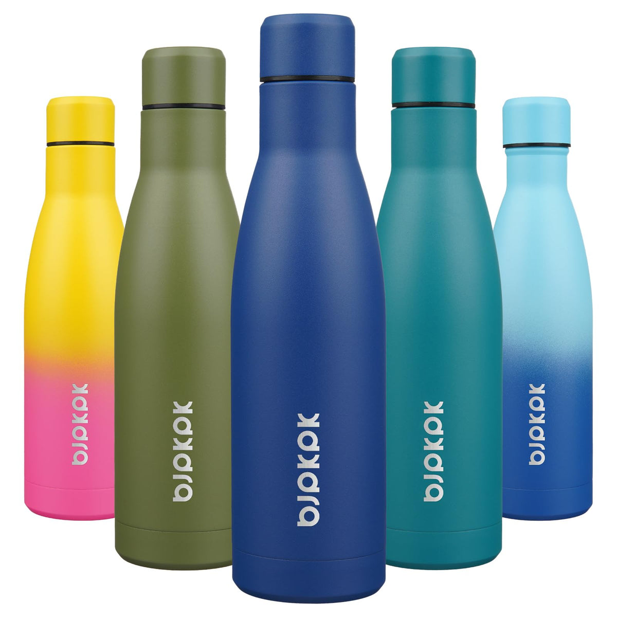 BJPKPK 12 oz Small Mini Water Bottle, Insulated Stainless Steel Flask