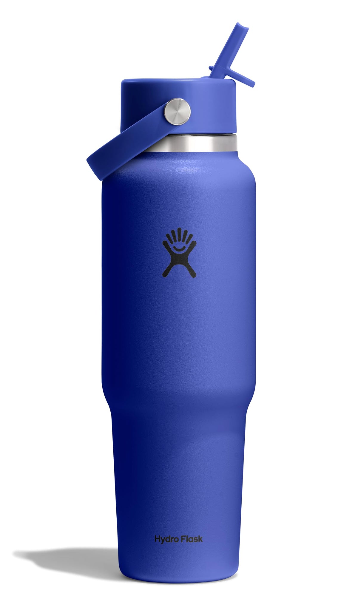 Hydro Flask Travel Water Bottle - Insulated Stainless Steel - Wide Straw Lid, Non Spill, Leakproof in 32 Oz Sandpiper