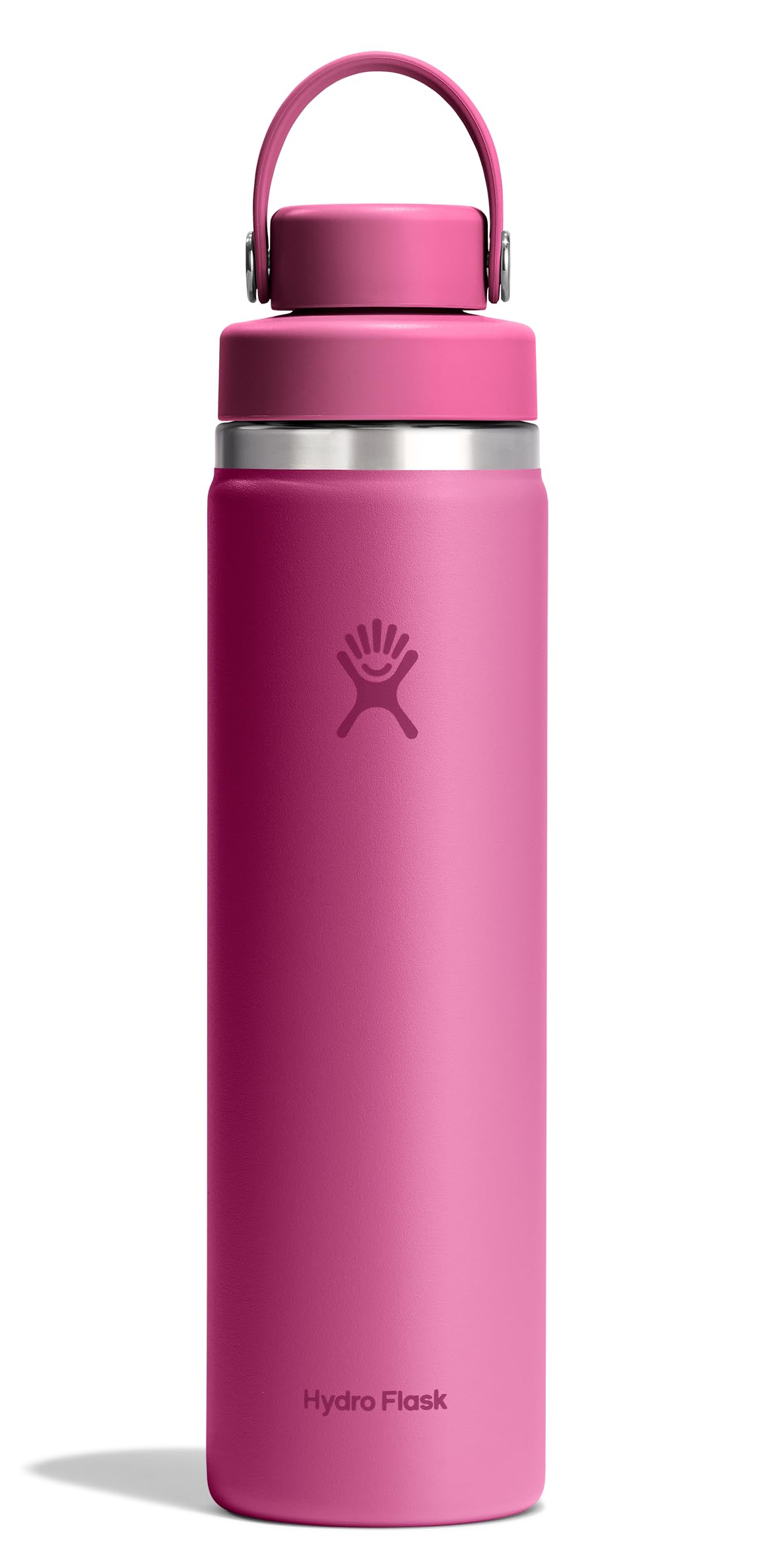 Hydro Flask Water Bottle - Insulated Stainless Steel - Wide Mouth Chug Lid, Non Spill, Leakproof in 40 Oz Tonal Trillium Pink