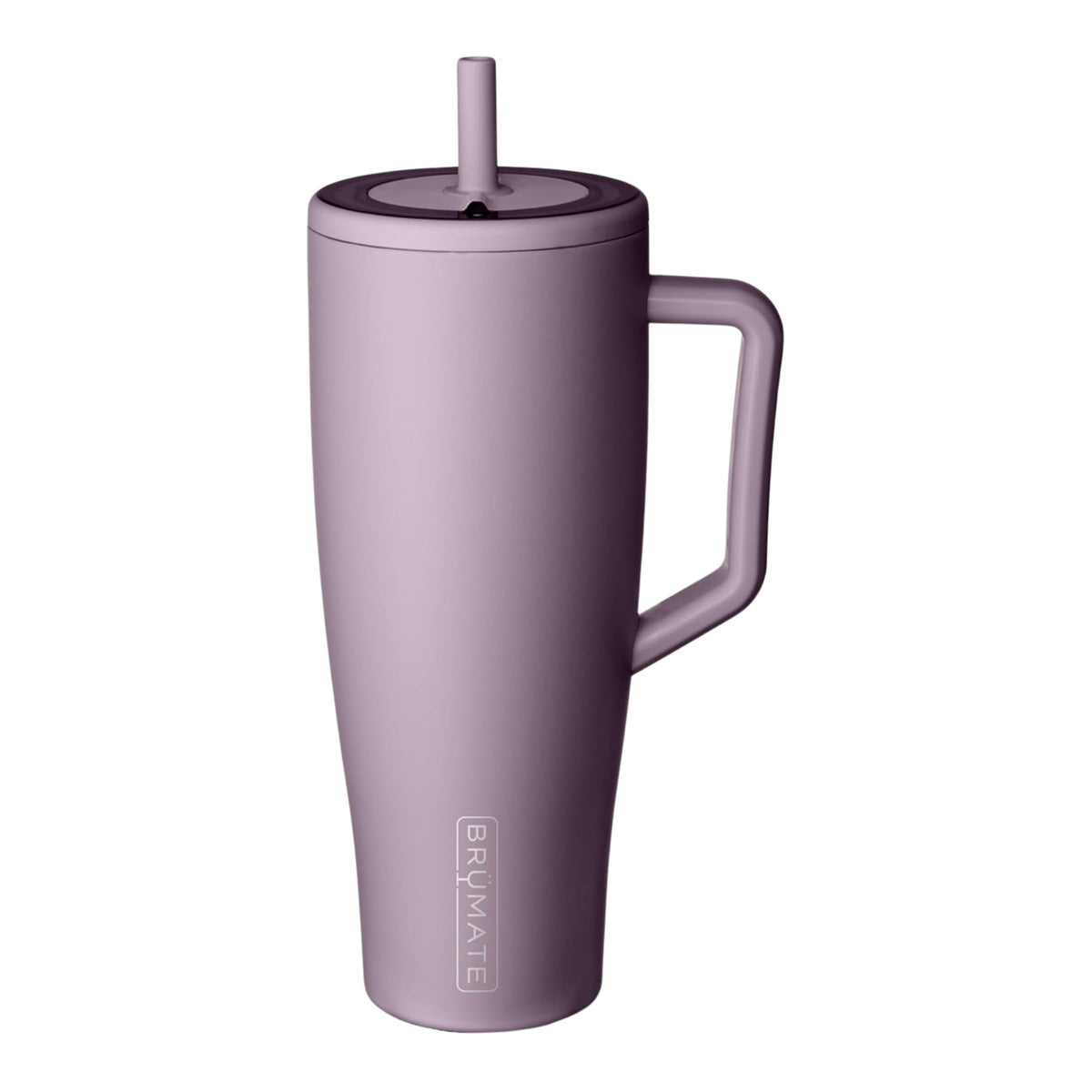 BrüMate Era 40 oz Tumbler with Handle & Straw | 100% Leakproof Insulated Water Bottle Tumbler with Lid & Flexible SoftSip Straw | Made of Stainless Steel | Cup Holder Friendly | 40oz (Nightfall Blue)