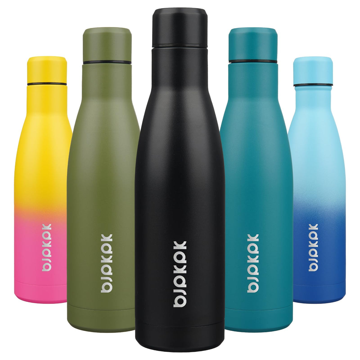 BJPKPK 12 oz Small Mini Water Bottle, Insulated Stainless Steel Flask
