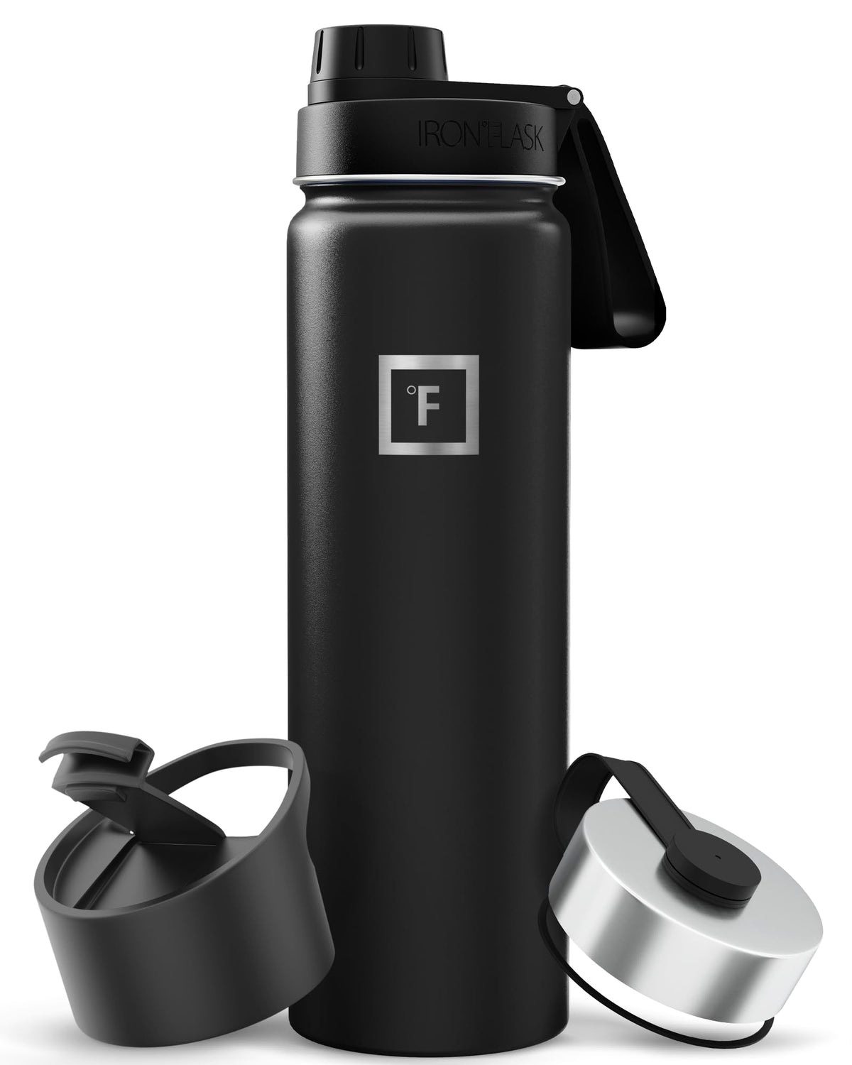 IRON °FLASK 24 oz Wide Mouth Water Bottle with Straw