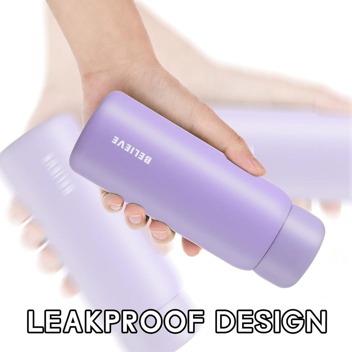 7oz Mini Insulated Water Bottle, Leak-Proof Pocket Size Flask for Hot & Cold Drinks, Portable Small Coffee Cup for Women, Kids, Travel, School & Office