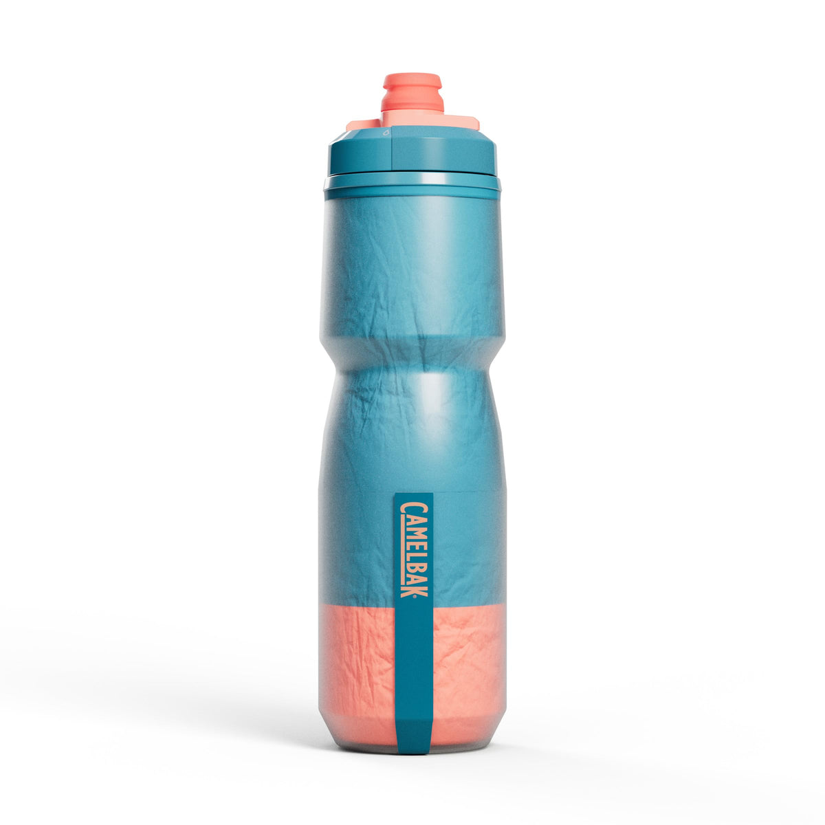 CamelBak Podium Chill Outdoor Water Bottle 24oz, White/Black