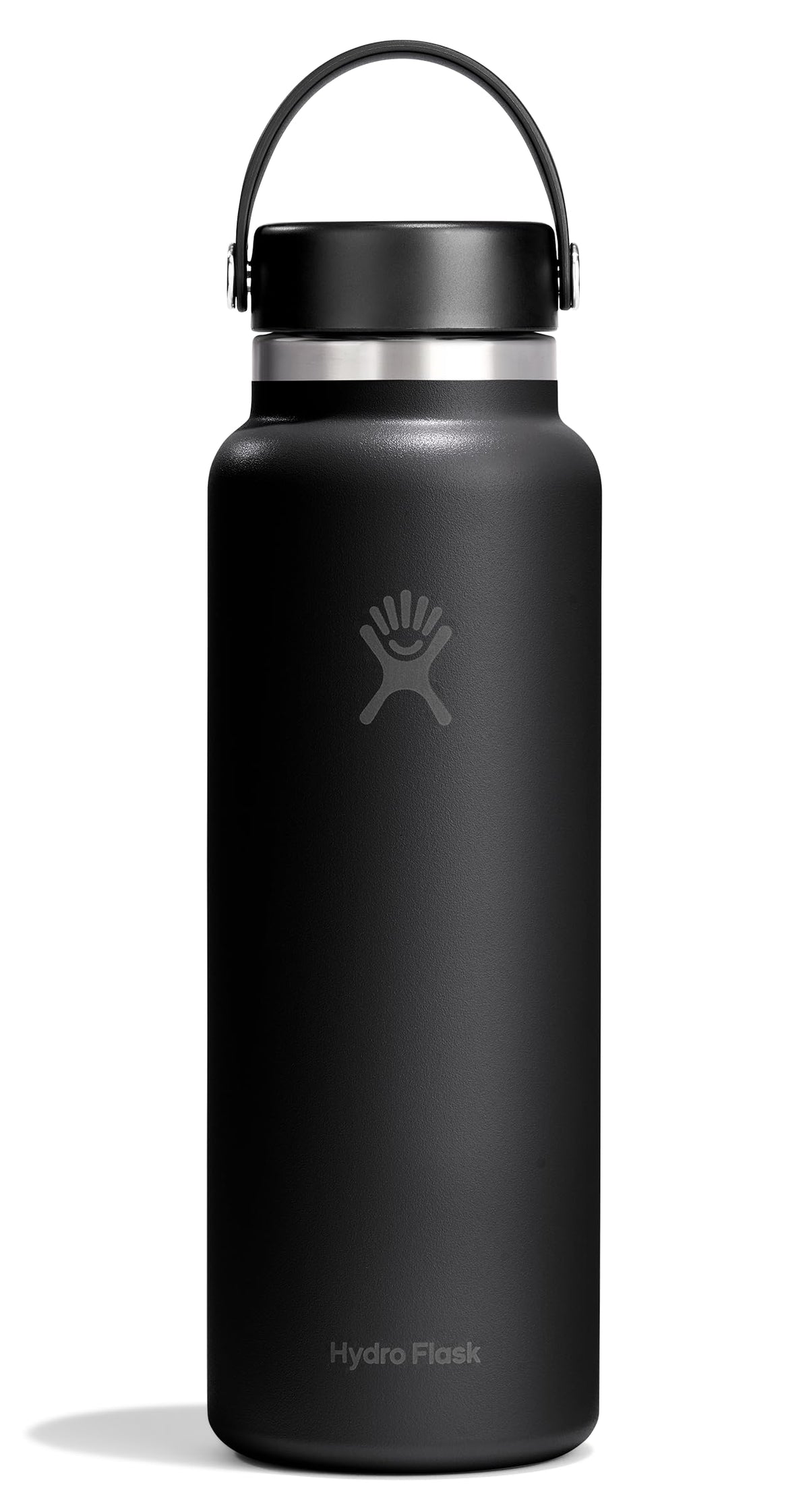 Hydro Flask Water Bottle - Insulated Stainless Steel - Wide Mouth Flex Lid, Non Spill, Leakproof and Refillable in 32 Oz Harbor Blue