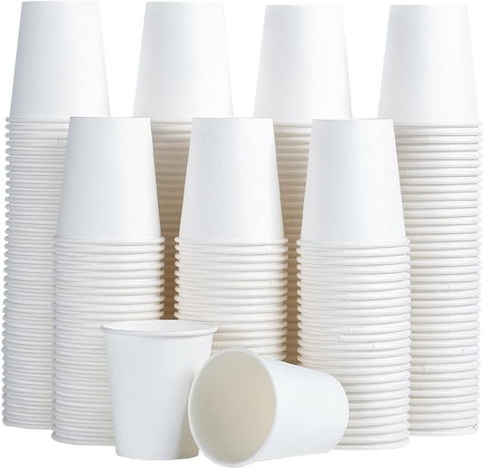 SIUQ 300 Pack 5 oz Paper Cups, Disposable Small Bathroom Mouthwash Cups
