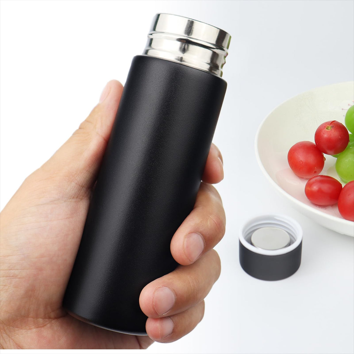 4 Oz Mini Insulated Water Bottle for Purse, Small Stainless Steel Flask