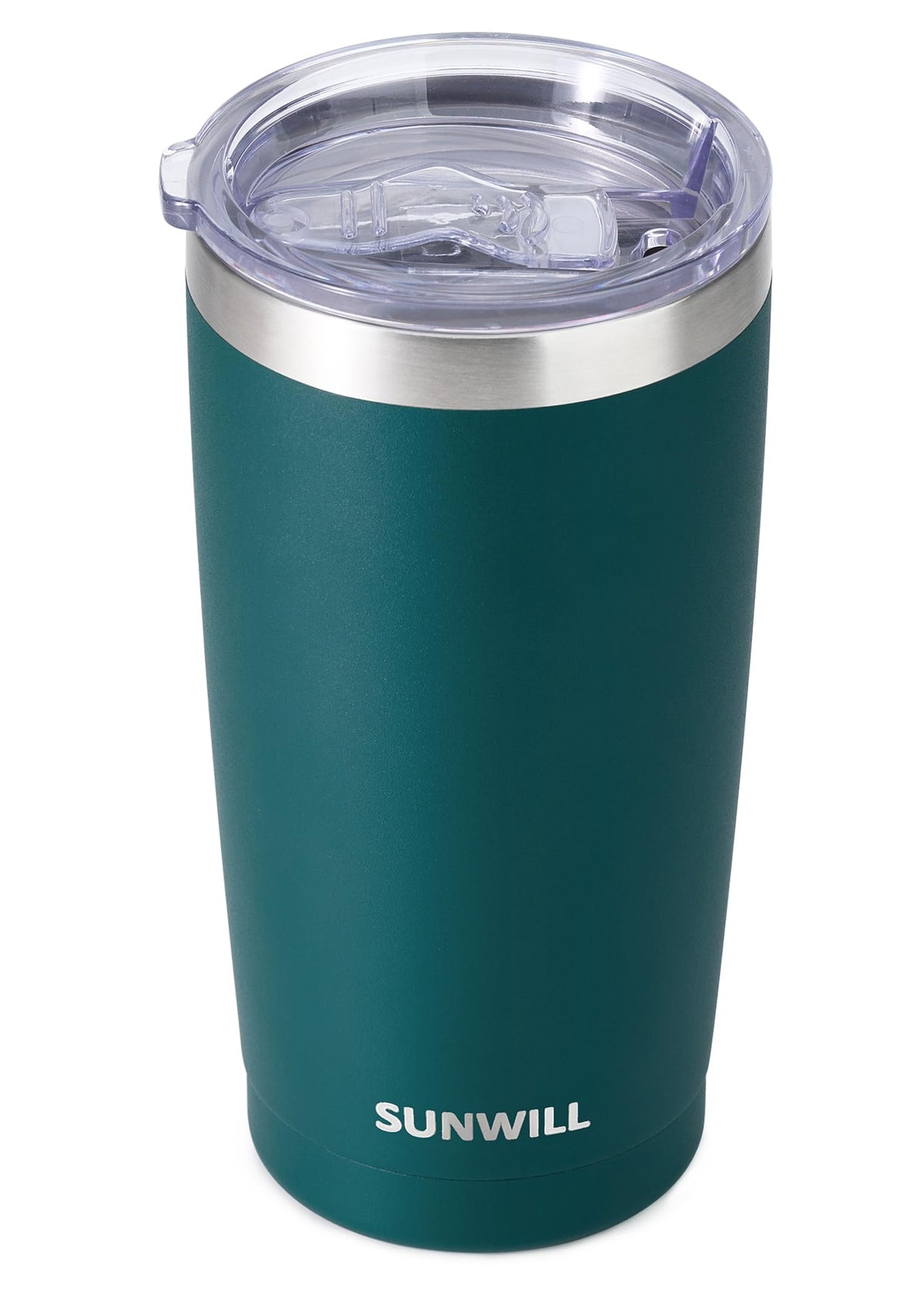 SUNWILL Travel Coffee Tumbler 20 oz, Insulated Mug with Lid, Stainless Steel Cup for Outdoor, Powder Coated Navy