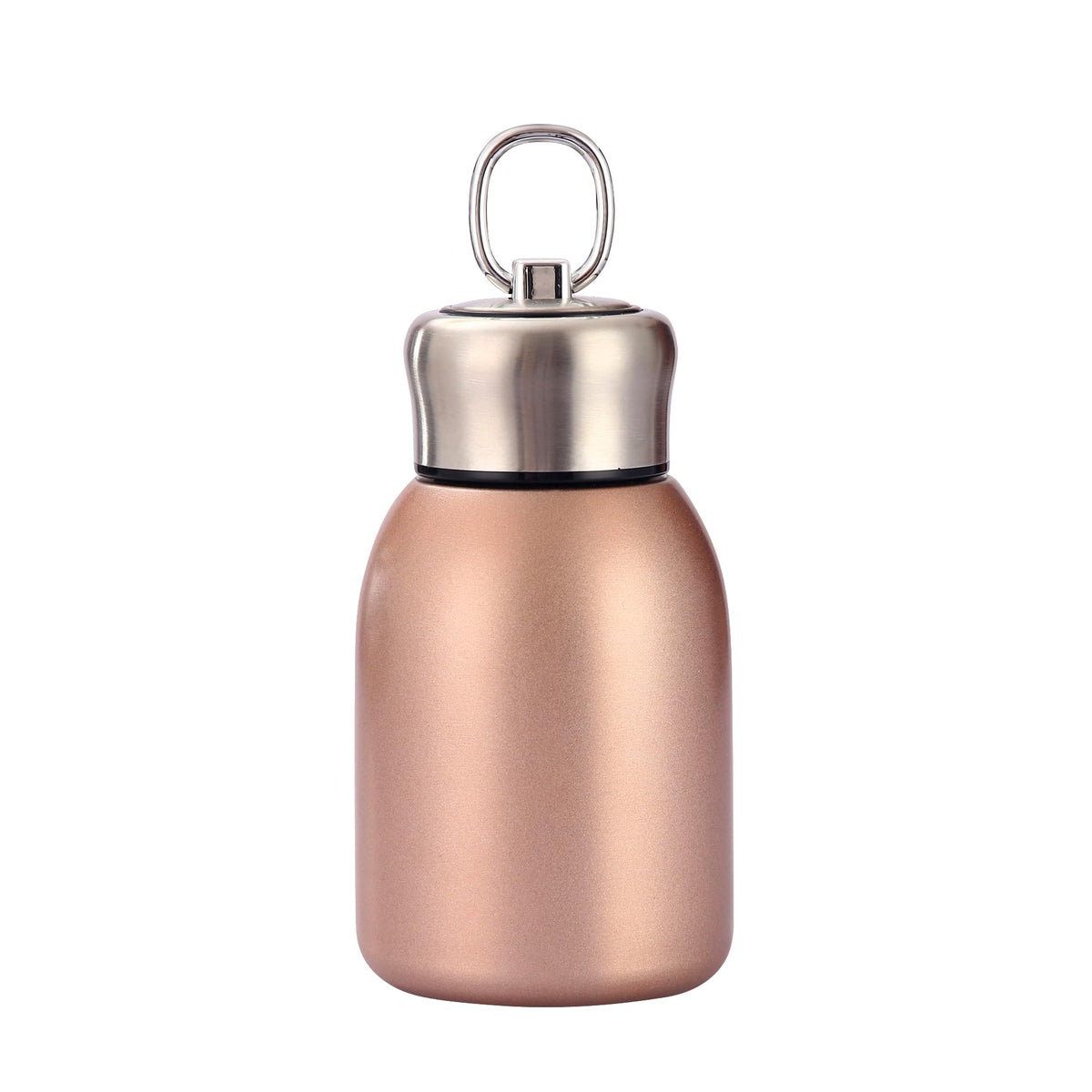 Stainless Steel Mini Vacuum Insulated Water Bottle for Hot & Cold Drinks, Travel Coffee Cup 10.2oz/300ml (Gold)