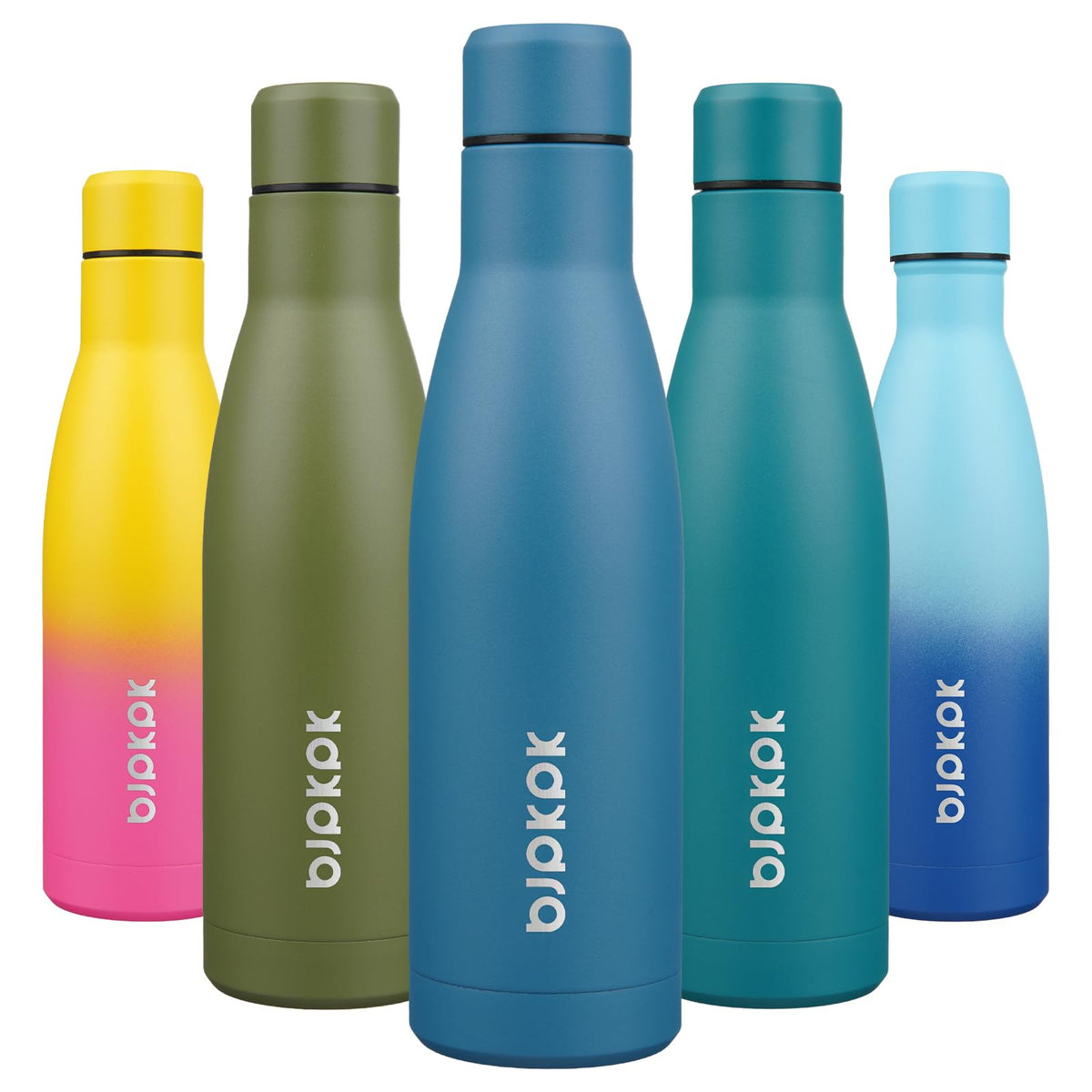 BJPKPK 12 oz Small Mini Water Bottle, Insulated Stainless Steel Flask