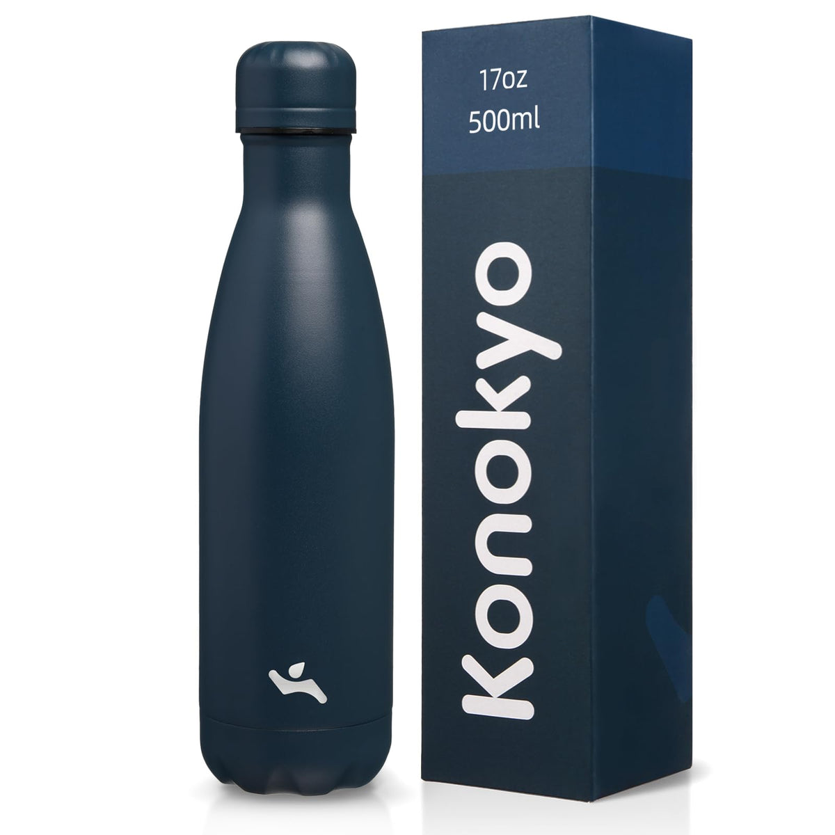 Konokyo 25 oz Insulated Stainless Steel Water Bottle, Blue