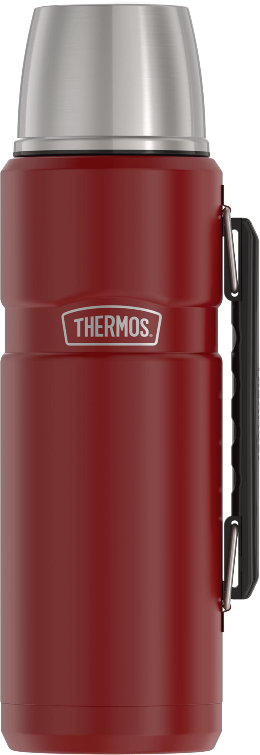 THERMOS Stainless King Vacuum-Insulated Beverage Bottle, 40 Ounce, Matte Stainless Steel