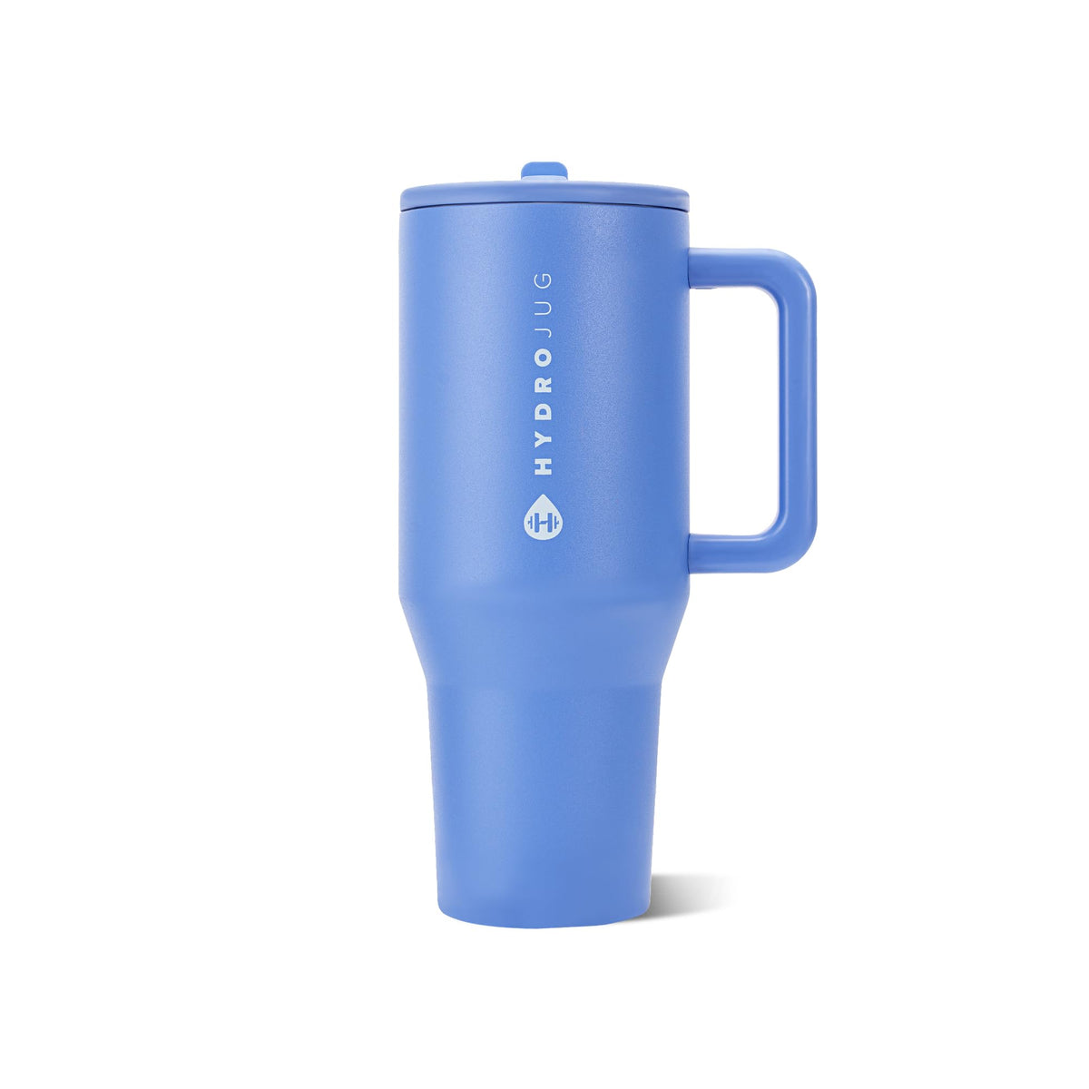 HydroJug Traveler 40oz, Insulated Tumbler with Handle & Straw, Cream